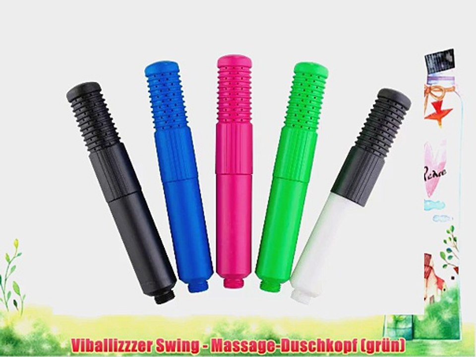 Viballizzzer Swing - Massage-Duschkopf (gr?n)