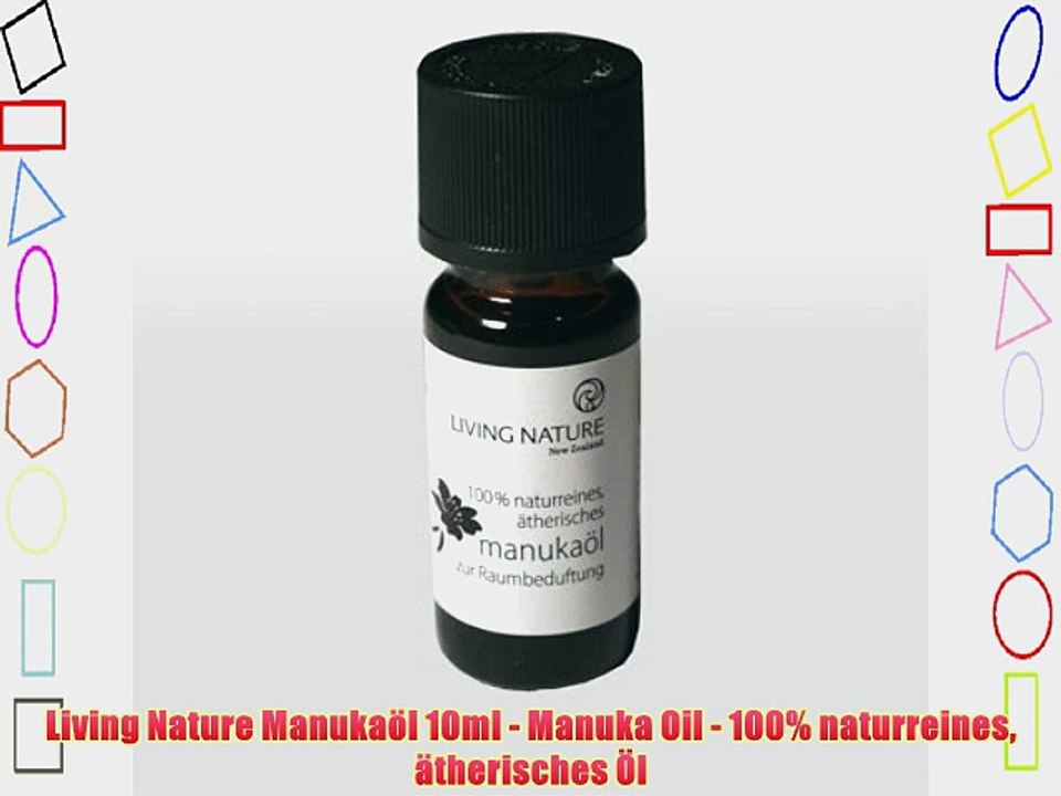 Living Nature Manuka?l 10ml - Manuka Oil - 100% naturreines ?therisches ?l