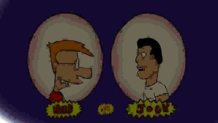 Nerd and Jock in Beavis and Butthead