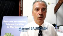 Projet d'entreprise ultramarine présenté par Manuel BAUDOUIN président de la CCI Martinique