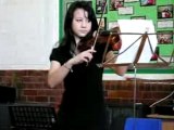 Marion playing Violin [MARCH 2007]