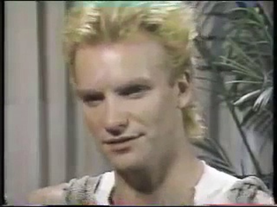 Friday Night Videos Sting Interview