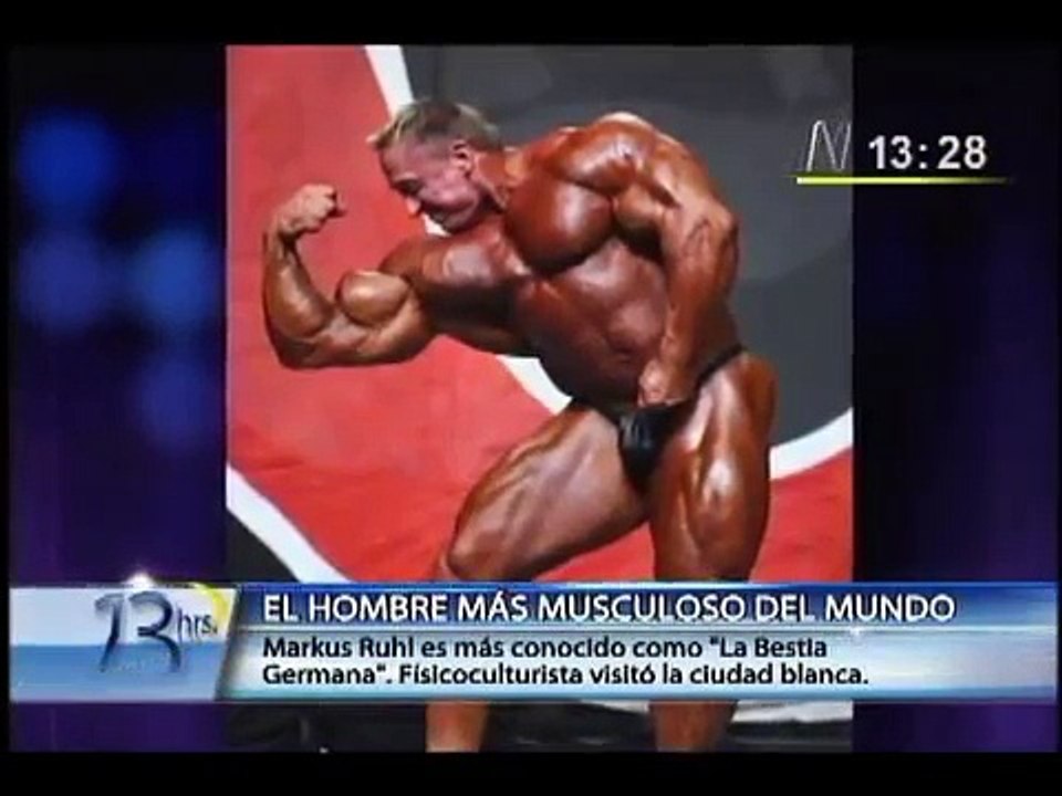 El hombre más musculoso del mundo está en el Perú