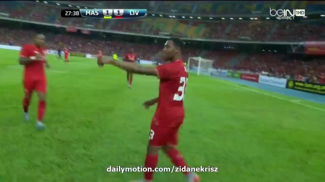 Jordon Ibe 1:1 Amazing Goal HD | Liverpool v. Malaysian XI. - Friendly 24.07.2015