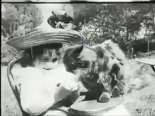 Lumière Brothers - The Little Girl And Her Cat