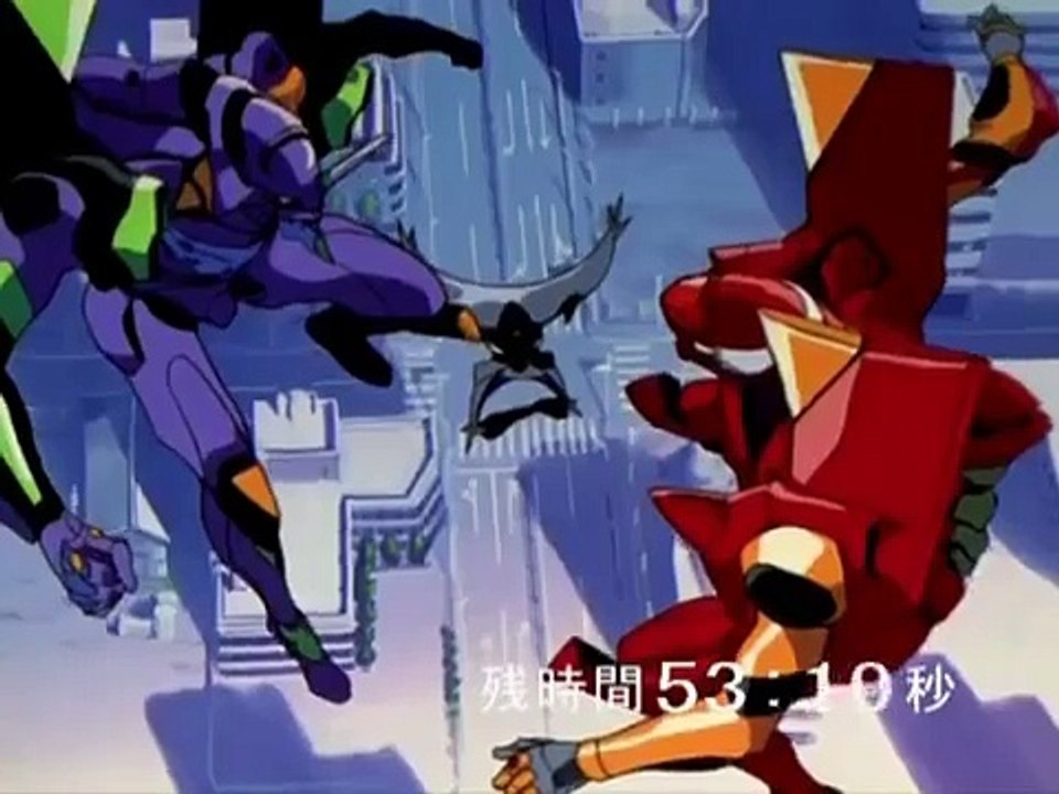 Evangelion: Asuka & Shinji vs Israfel HQ