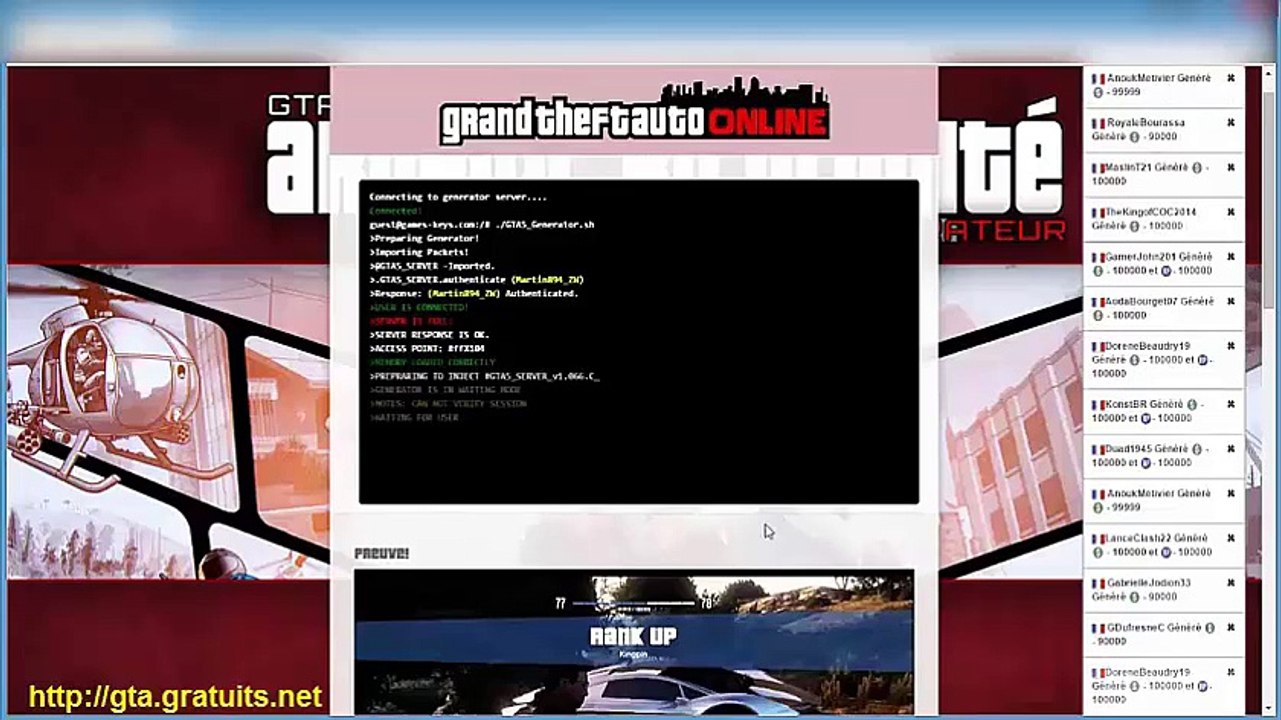 Astuce GTA 5 - comment obtenir argent et RP illimité
