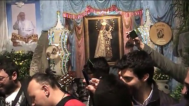Tammurriata al Tosello di Franco Tiano [l'Africano, Madonna delle Galline 2013]