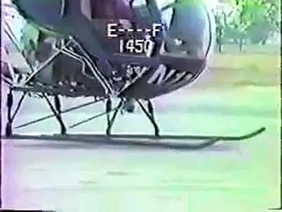 Stupid man attempts to fly a helicopter with no experience