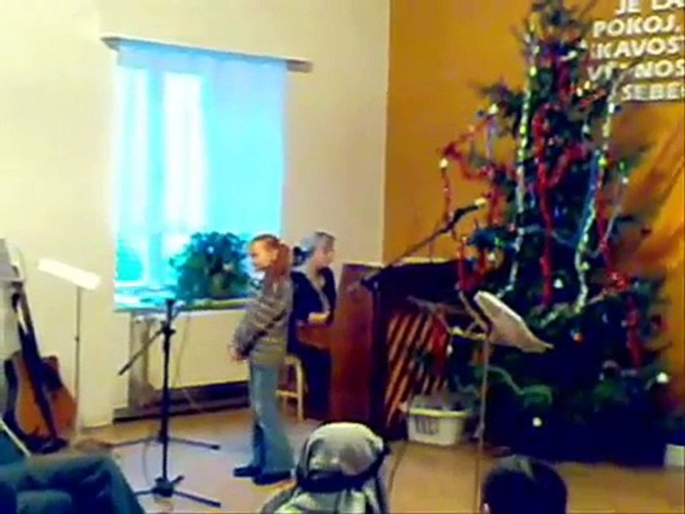 01 Vánoční besídka Odry - Básničky+písně dětí