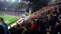 Recibimiento del Vicente Calderón en Atlético de Madrid - Bayern Leverkusen