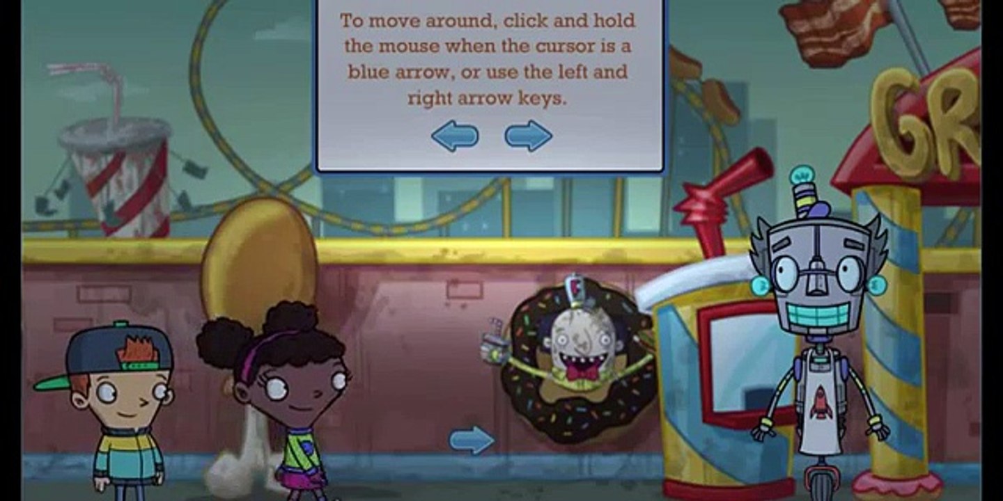 Fizzy's Lunch Lab Escape From Greasy World Cartoon Animation PBS Kids Game Play Walkthrough [Full Ep