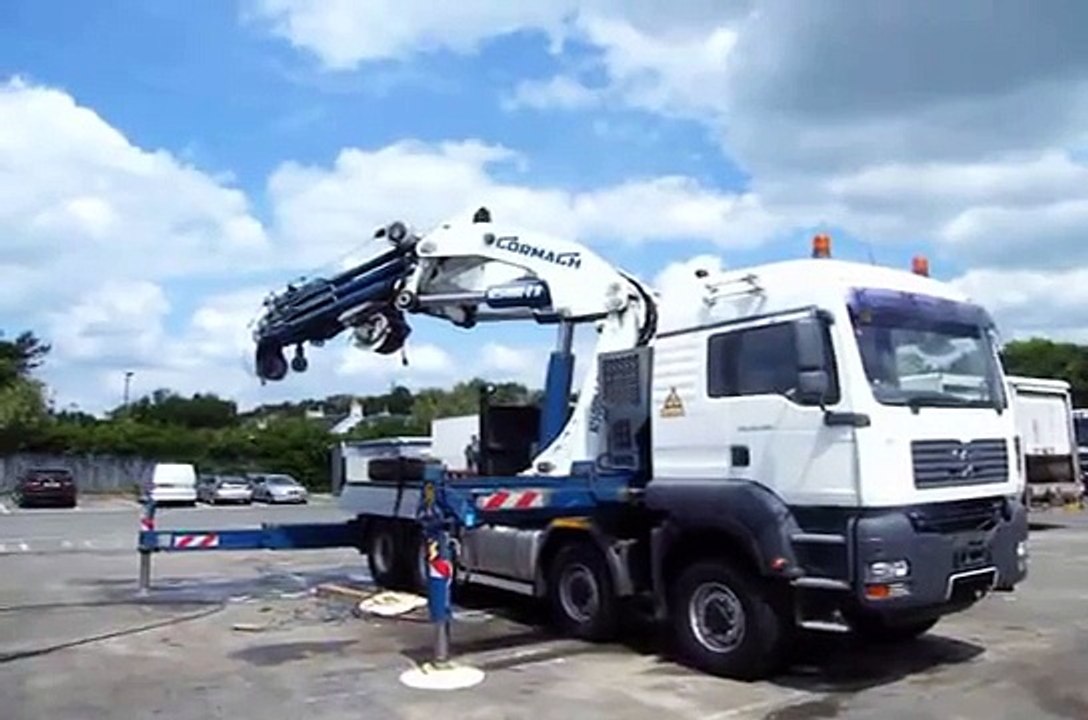 MAN TGA 35480 LX CAB 8x8 TRUCK CORMACH CRANE