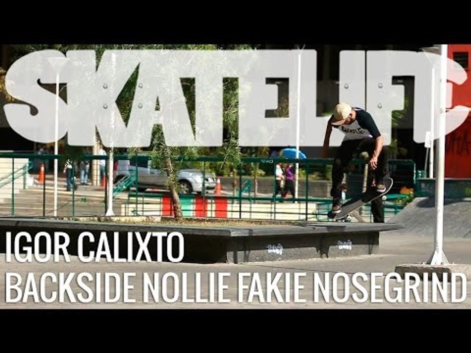 BACKSIDE NOLLIE FAKIE NOSEGRIND | TUTORIAL #SKATELIFE | IGOR CALIXTO