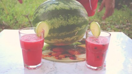 How to make a refreshing watermelon drink
