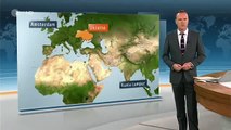 Katrin Eigendorf mit abenteuerlichen Behauptungen zu MH17 - ZDF Heute, 9.09.2014