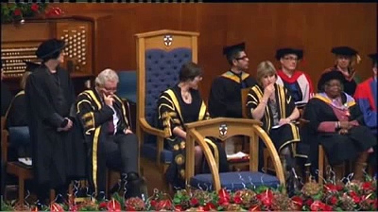 Brian Molko receives Honorary Fellowship at Goldsmiths