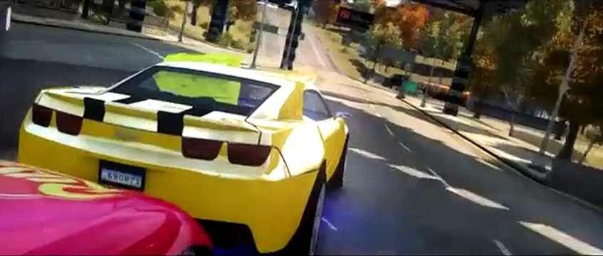 Lightning McQueen Disney Cars & Mickey Mouse ft Bumblebee (Transformers) & SpongeBob Squarepants