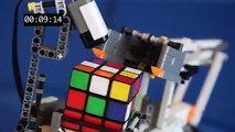MathWorks Rubiks Cube Solver using LEGO Mindstorm NXT