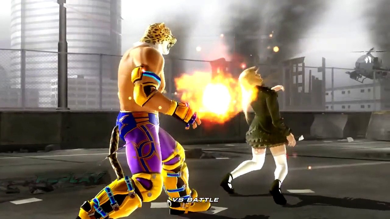 リリ黒ニーソ KOリョナ TEKKEN 6 Lili ryona