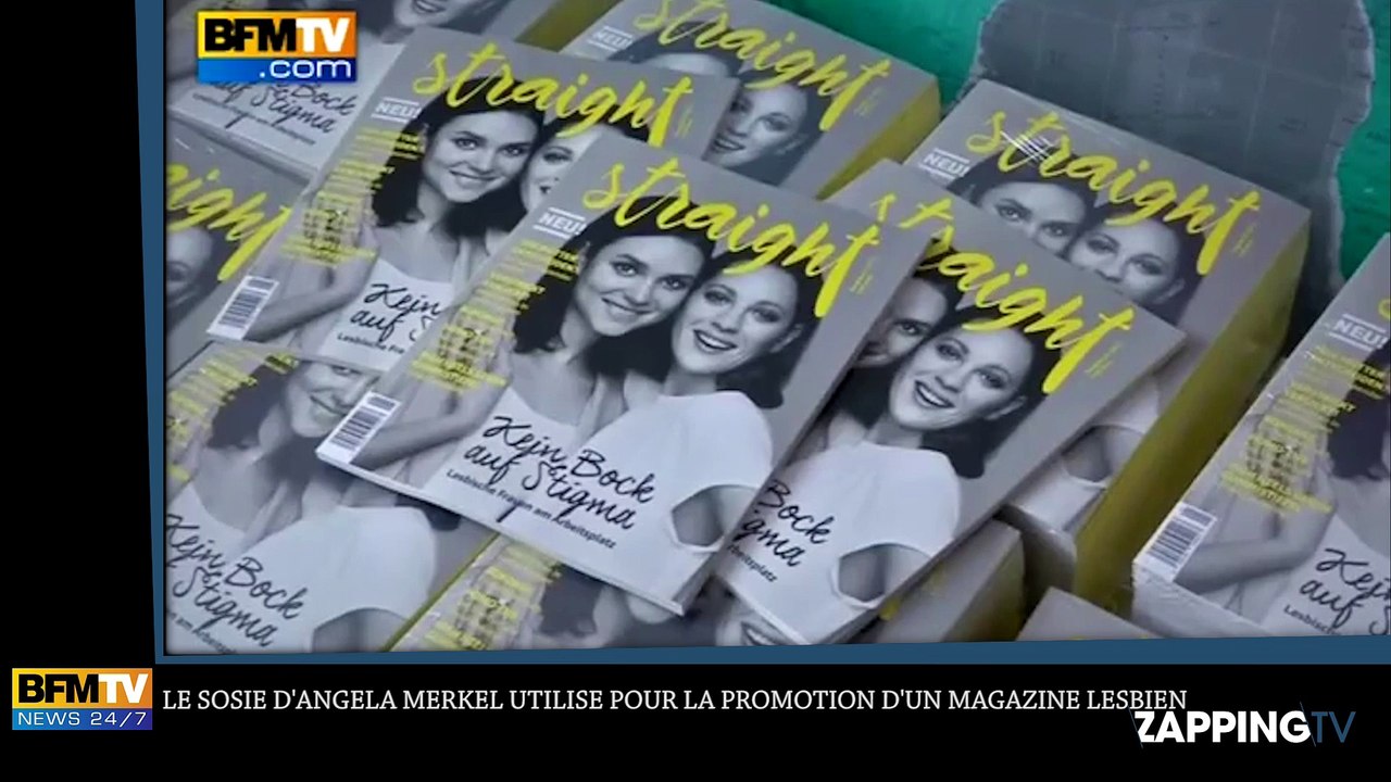 Angela Merkel : son sosie fait la promotion d'un magazine lesbien
