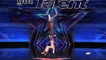 Dolls Love  Hand Balancer Performs with Mannequin - America's Got Talent 2015