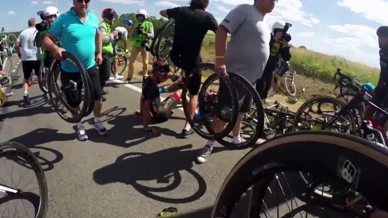 Tour de France 2015 : des chutes en série