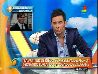 Burlando cuenta todo sobre la mediacion Maradona-Villafañe