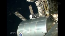 Russian spacecraft docks with International Space Station to deliver supplies