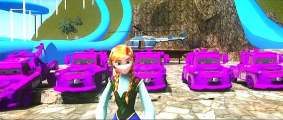 FROZEN Disney Princess ANNA Of Arendelle plays with Disney Pixar CARS Tow Mater! (Frozen Parody HD)