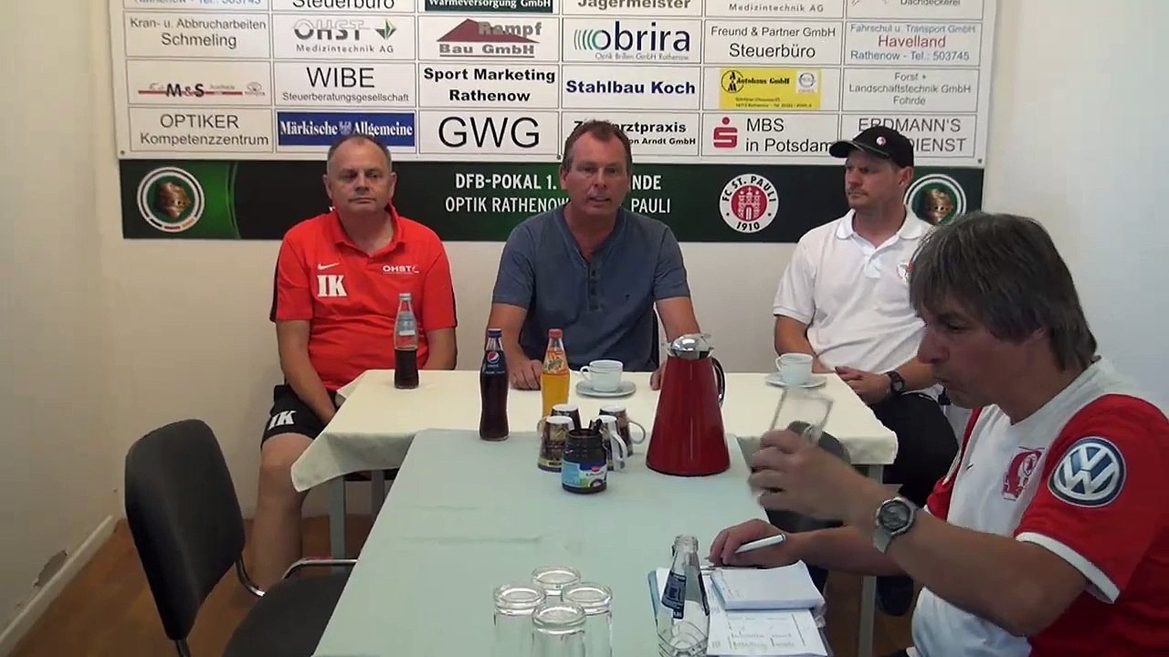 Pressekonferenz FSV Optik Rathenow - Berliner AK 07 24.07.15
