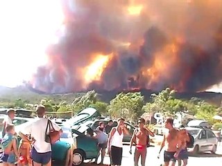 Rondinara (Corse) - incendie du 29 juillet 2003