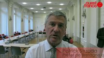 Crise des éleveurs: tolerance zéro pour les exactions et dégats assure le préfet de Bretagne Patrick Strzoda