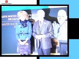Aguirre y el tenor Josep Carreras presentan la campaña contra la leucemia de la Fundación Carreras