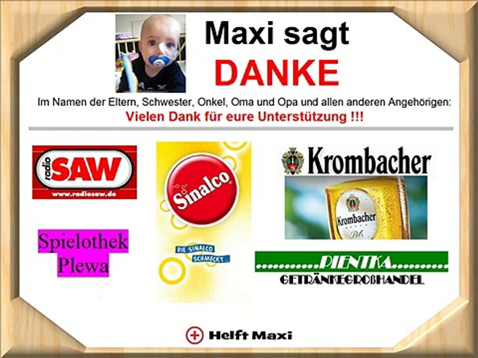 Benefiz für Maxi