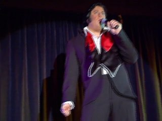 Johnny Reel sings 'Oh Happy Day' Elvis Day 2008