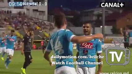 Dries Mertens Goal FeralpiSalo 0 - 1 Napoli 2015 HD