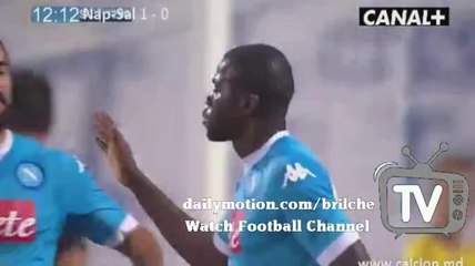 Kalidou Koulibaly Goal - Napoli 2 - 0 FeralpiSalo Friendly Match 2015 HD