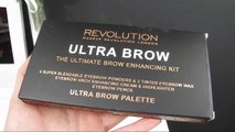 Revue | Ultimate Brow Enhancing Kit - Makeup Revolution ♥ ( swatches/demo)