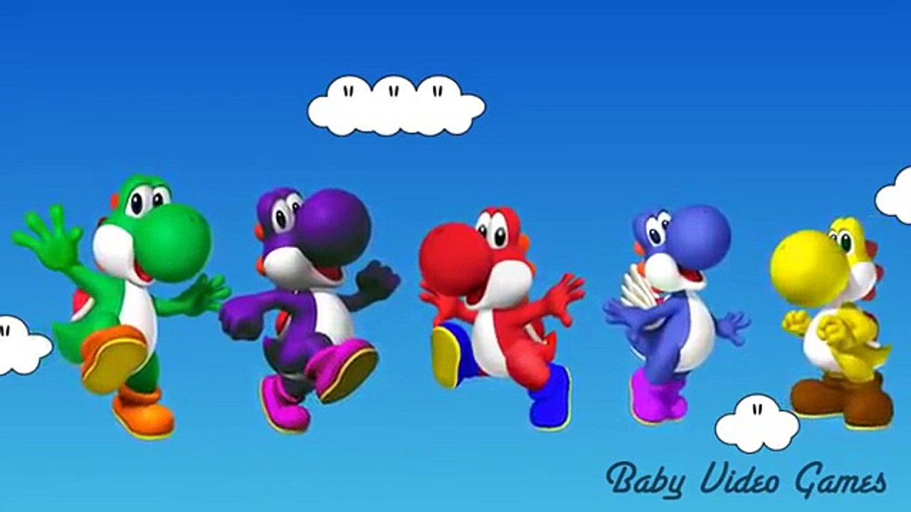 Yoshi Mario Finger Family Cartoon for Children and Kids