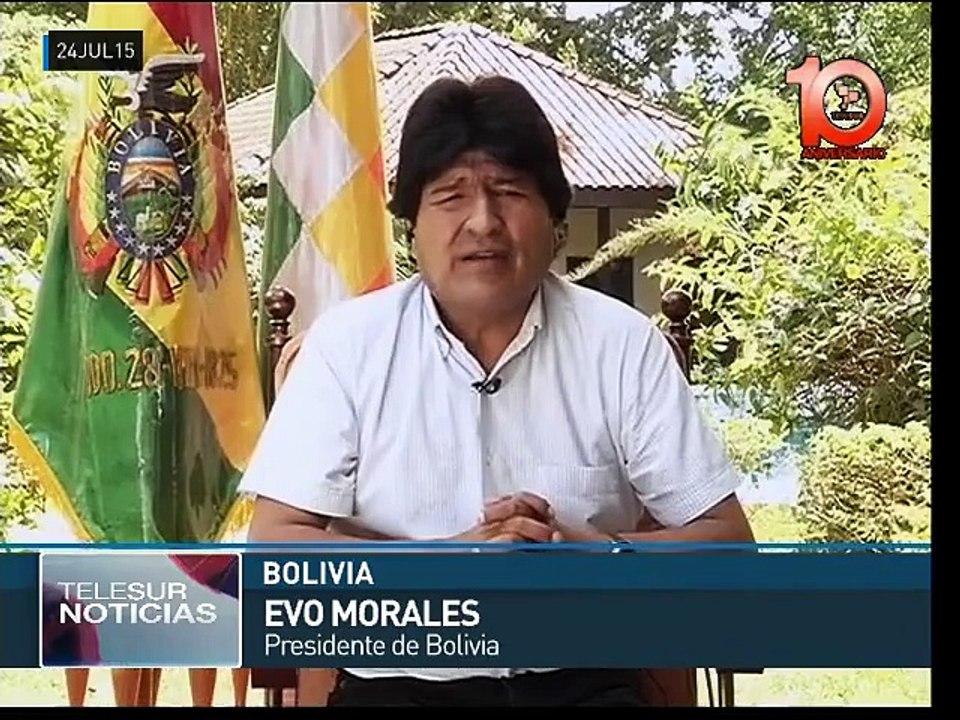 Evo Morales: teleSUR, herencia comunicacional de Hugo Chávez