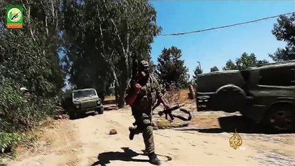 هاو الرجال !! شوفو كيفاش كتائب القسام تقتحم موقع اسرائلي وتفجرو