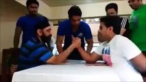Best funny video 2015- Funny fail- the  most epic armwrestling match