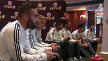 Los futbolistas del Real Madrid se divirtieron jugando al FIFA16