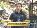 3 familias damnificadas por deslizamiento de tierra en Táchira