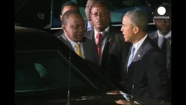 Barack Obama en visite au Kenya, sur la terre de ses ancêtres