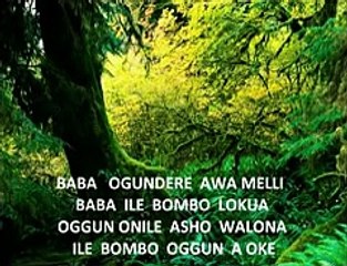 REZOS A OGGUN (ABBILONA-LETRA)