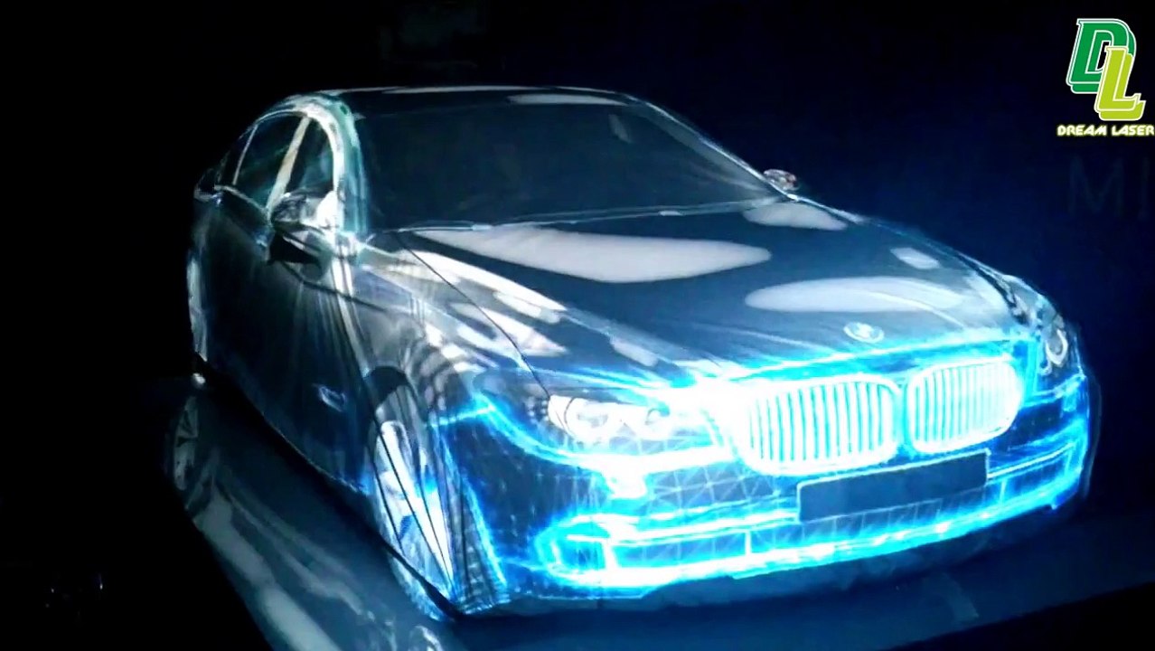 3D Mapping. Презентация нового автомобиля BMW 7.