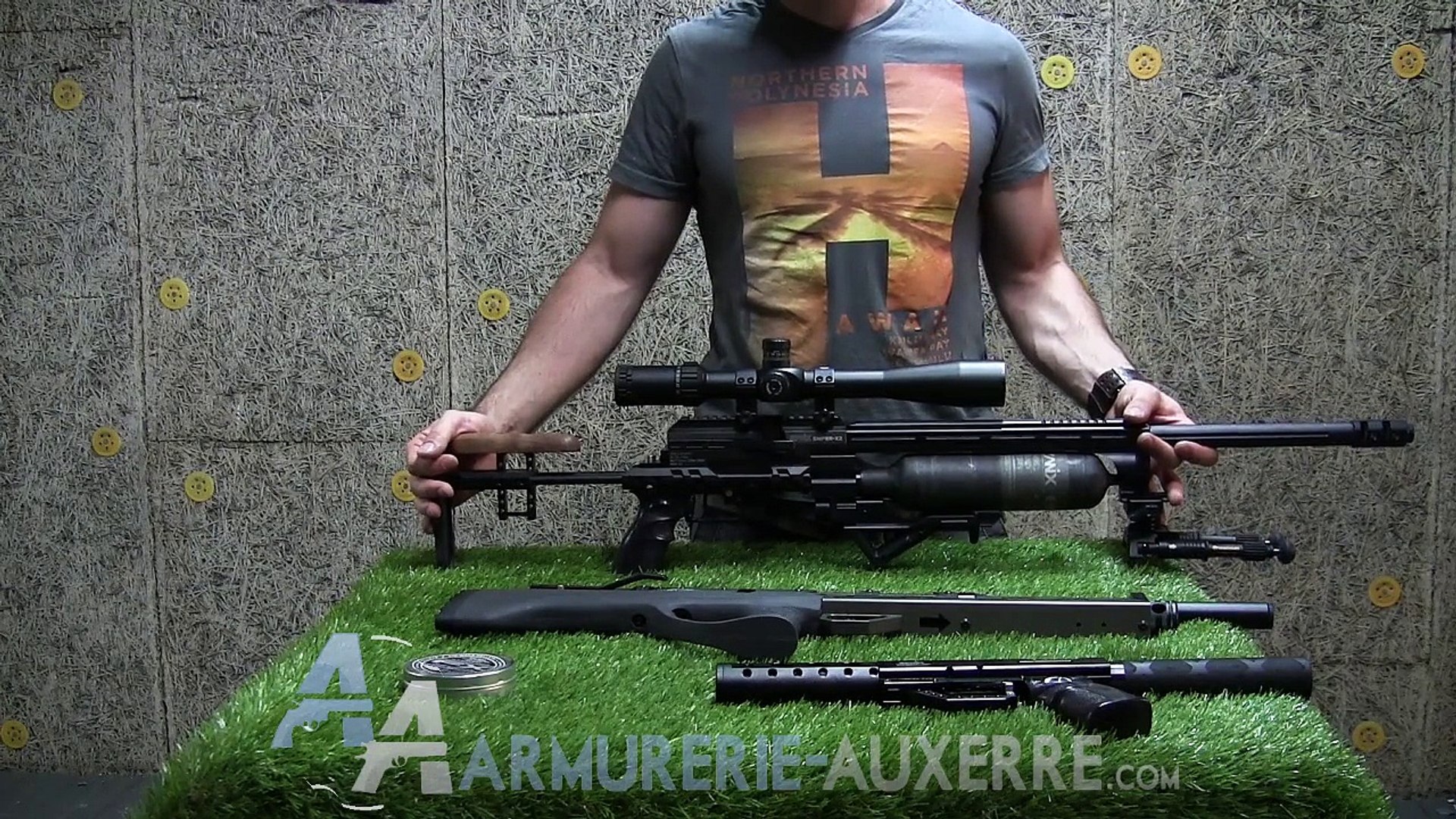 Carabine à air evanix sniper - Cal. 30 (7. 62 mm) - 100 joules - tir de  loisir - Full Defense