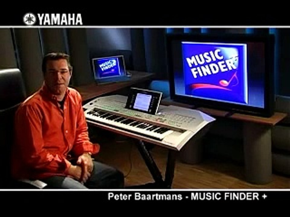 Peter Baartmans and the Yamaha MUSIC FINDER +